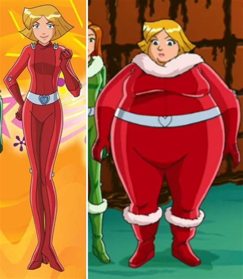 totally spies clover fat|Explore the Best Cloverweightgain Art .